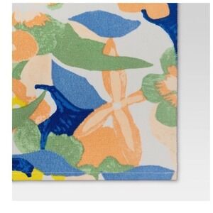 Room Essentials Table Runner 14x72 Multi Color Floral Print Cotton‎